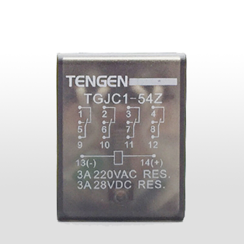 天正电气 TGJC1 小型 3A 4Z 不带灯 48VDC 340040400095 中间继电器
