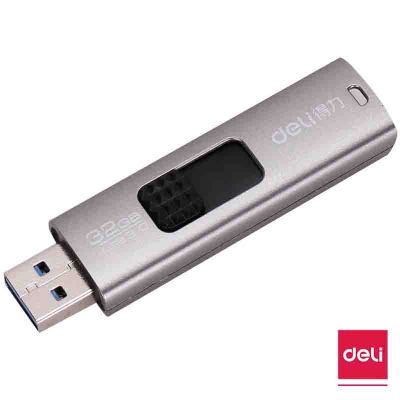 得力(deli) 推拉式U盘 2173 32G 黑 单只装