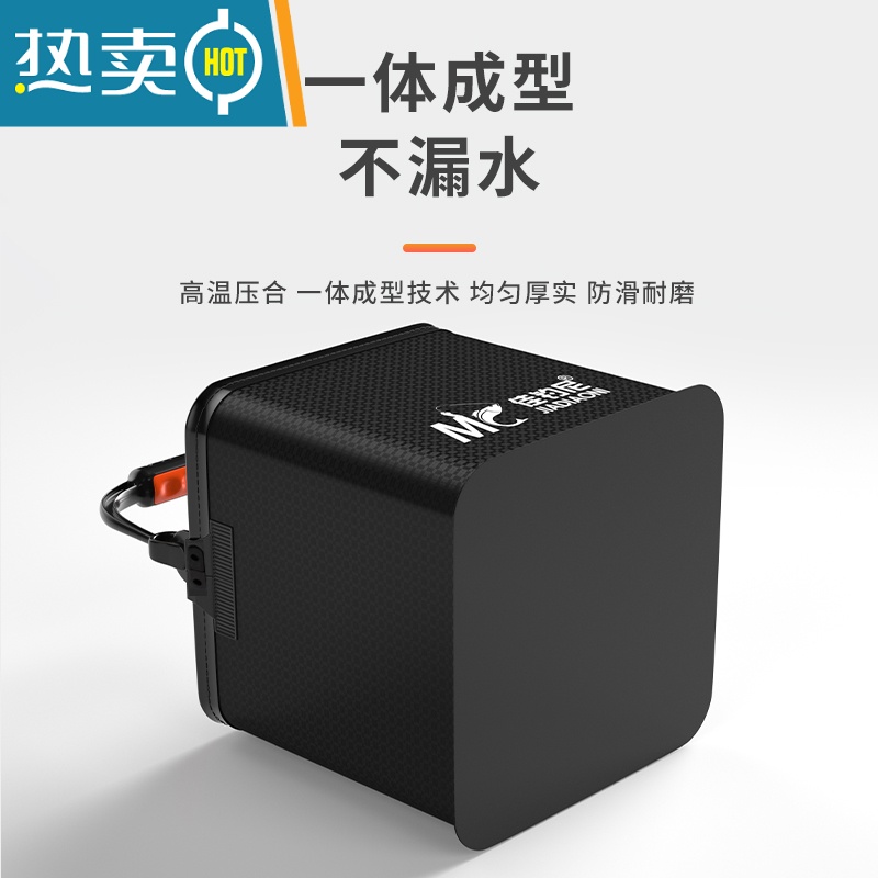 敬平可折叠式打水桶钓鱼装鱼专用手提鱼护取水小活鱼桶一体成型 编织纹水桶(方形)20#高清大图