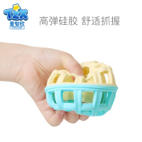 童智欣婴儿硅胶铃铛球可水煮啃咬宝宝乐趣叮当球摇铃玩具3-6-12个月