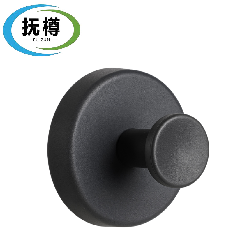 抚樽粘钩 黑色6.2cm个