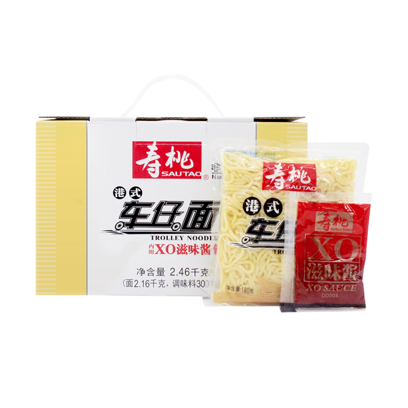 香港寿桃 非油炸方便面 7-11车仔面 XO酱捞面 12包