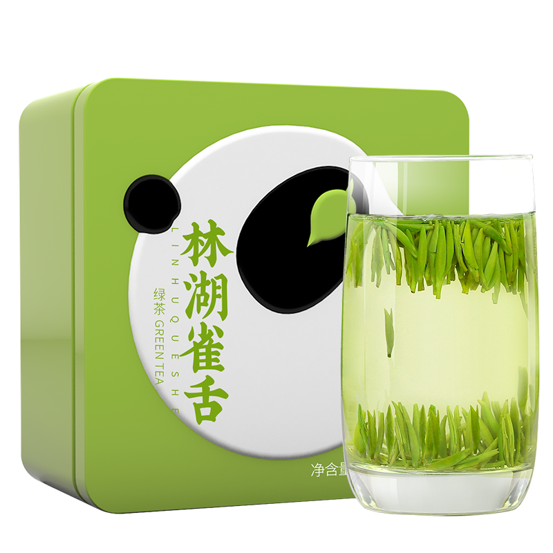 林湖雀舌严选款特级雀舌绿茶茶明前嫩芽芽头茶叶100g参数