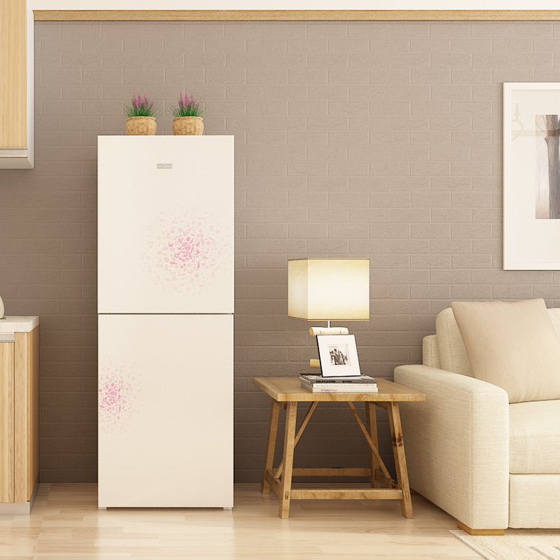 美的(Midea)BCD-169CM(E) 169升 升级款 时尚新外观 低温不停机直冷冰箱家用冰箱 双门两门小冰箱
