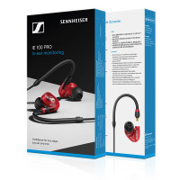 森海塞尔(SENNHEISER) IE100 PRO CLEAR 入耳式有线监听耳机舞台发烧级HIFI音乐红色
