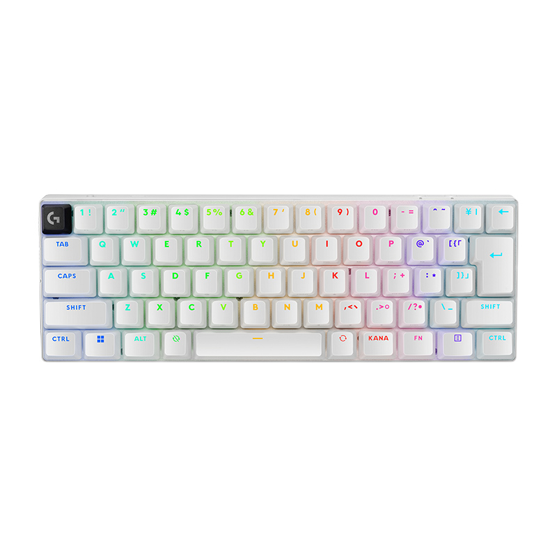 罗技(Logitech)PRO X 60 LIGHTSPEED无线蓝牙有线三模电竞游戏键盘 白色 L轴