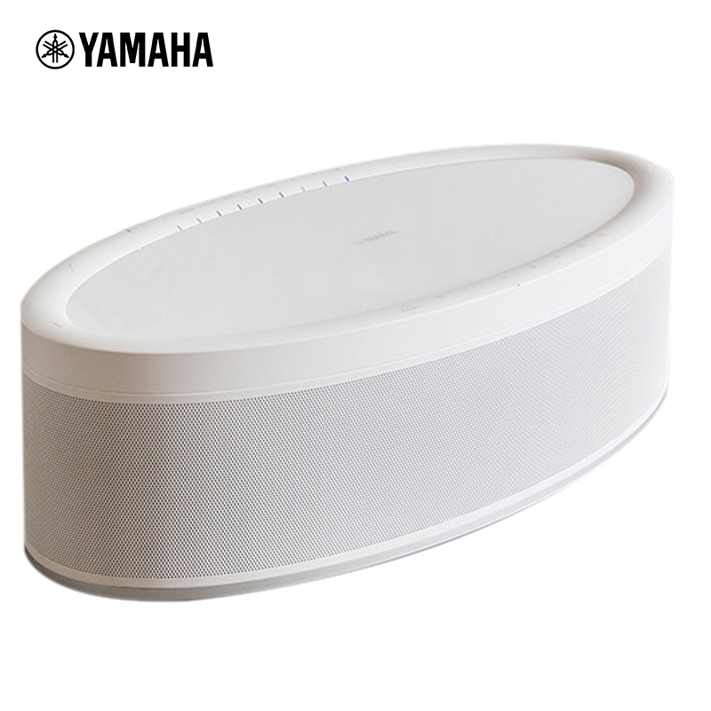 雅马哈(Yamaha)WX-051 无线WIFI 蓝牙音响 家庭影院功放回音壁无线环绕音箱 Hi-Res高解析音频 白色