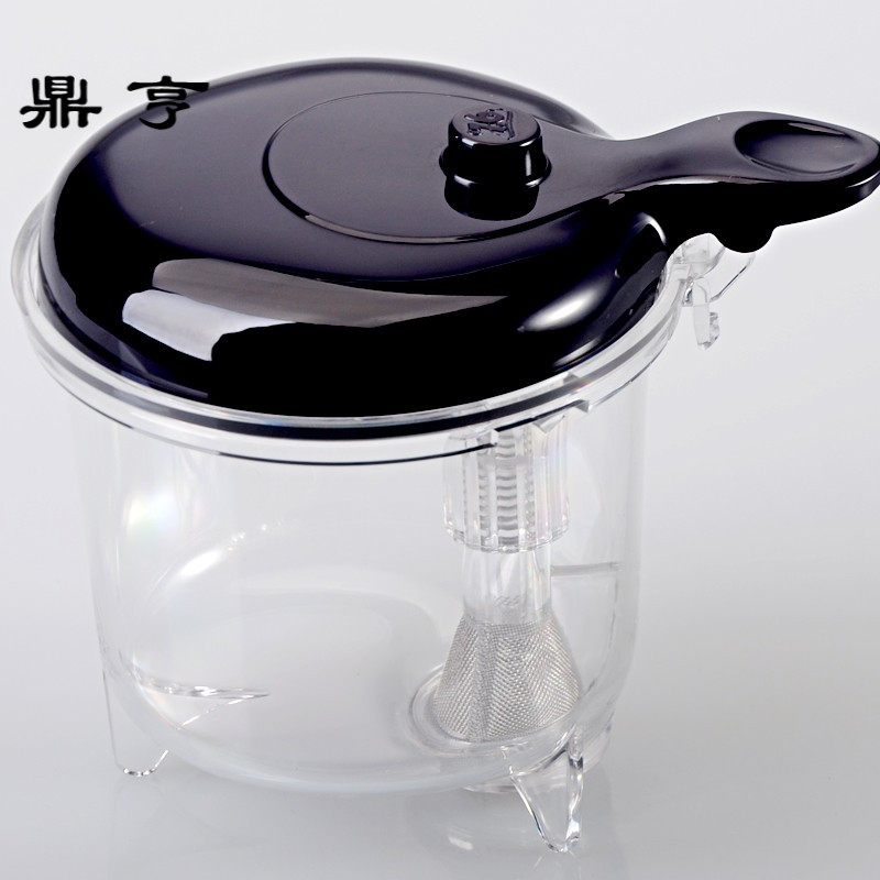 鼎亨台湾76飘逸杯自动泡茶壶耐热玻璃茶具办公室泡茶杯拆洗过滤花