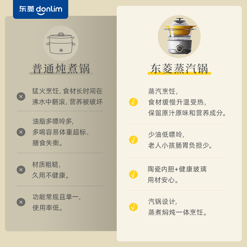 东菱电蒸汽锅DL-9009(钛金灰)高清大图
