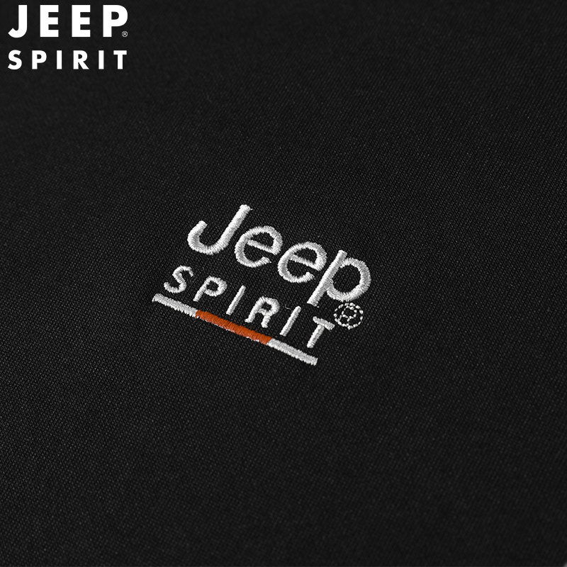 JEEP SPIRIT男士卫衣春秋圆领套头衫长袖T恤男吉普运动宽松卫衣男潮牌上衣