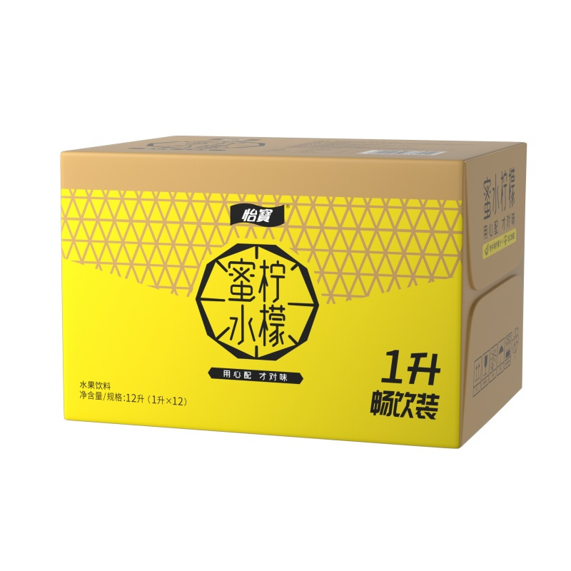 怡宝蜜水柠檬果味饮料1000ml*6瓶畅饮装整箱进口蜂蜜清爽饮料高清大图