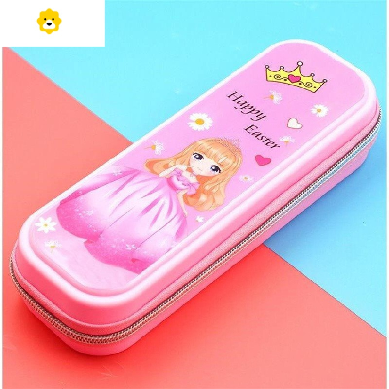 喻娄儿童笔袋文具盒韩版可爱幼儿园小学生一年级男女铅笔盒简约笔袋