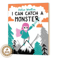 【醉染正版】捉到一只小怪兽 I Can Catch a Monster 英文原版 插画版 儿童认知启蒙绘本 亲子互动阅正