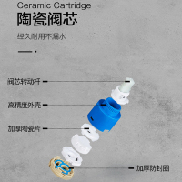 法恩莎厨房龙头水槽洗菜池家用可旋转不锈钢冷热家用FE06017SS