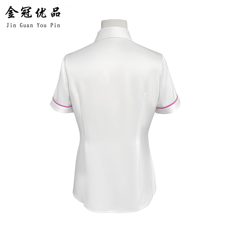 金冠优品 女短袖衬衣高清大图