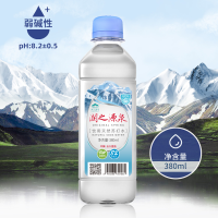 润之源泉天然苏打水 五大连池无糖无气弱碱性水 380ml*24瓶 整箱装 高端饮用水 380ml家庭用水商务用水
