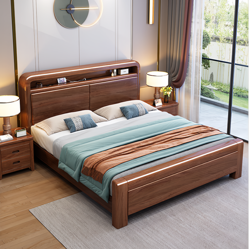 蕃蒂双人床1.8米张高清大图