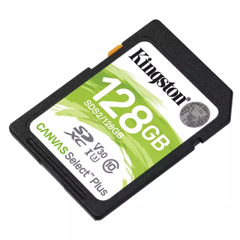 金士顿(Kingston)128GB 高速SD卡 读100MB/s CLASS 10相机内存卡存储卡 单反 微单闪存卡