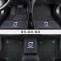 沃尔沃XC60脚垫S60L XC90 S40 S80L XC40 S90汽车脚垫全包围专用_77_558 【双层款-带车标】黑色黑线+黑色丝圈