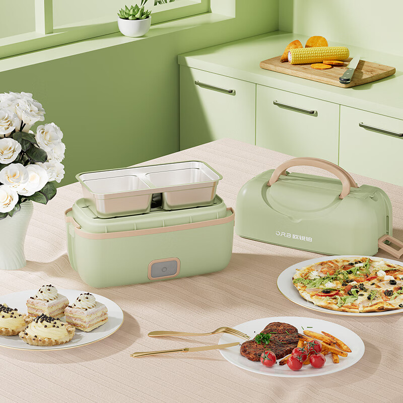 欧锐铂 鲜人一步-多功能电热饭盒高清大图