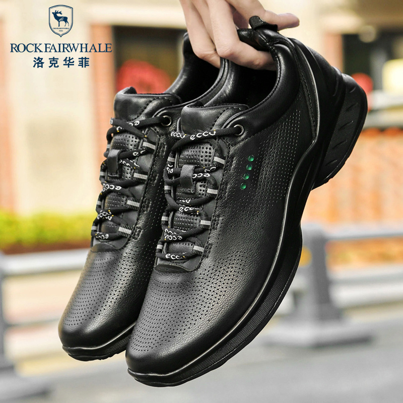 洛克华菲男鞋冬季新款男士真皮潮流运动皮鞋商务休闲鞋子男款高清大图
