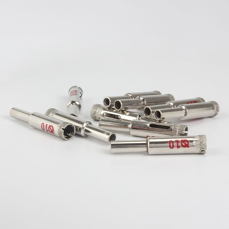 吉米家居 JM-G14510 金刚砂玻璃开孔器玻璃钻头陶瓷瓷砖钻孔取孔磨佛珠玉石开口10mm10支装