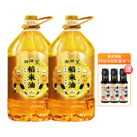 金龙鱼御膳堂稻米油5L*2 家用炒菜油炸烹饪食用植物油送特级味极鲜450ml*3