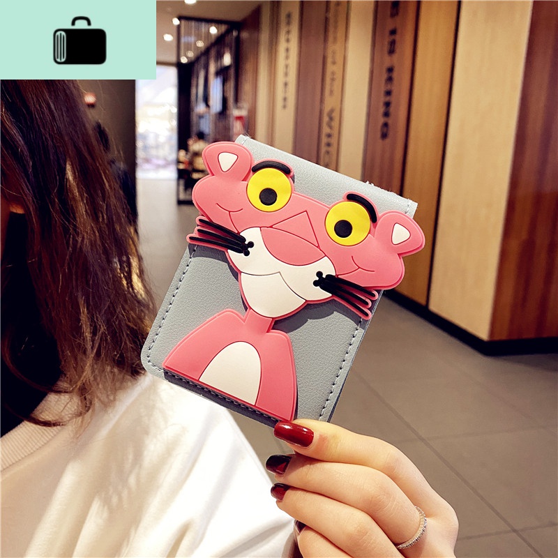 个性创意驾驶证行驶证一体包可爱女生网红时尚驾照套卡套超薄卡包NEW LAKE女士钱包/卡包 蓝驾照贴大粉虹豹