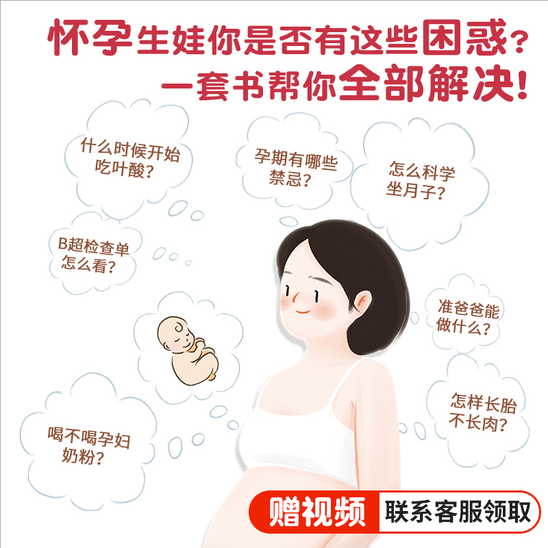 [正版]2册怀孕书籍孕期胎教 40周怀孕全程指导+孕产妇全程保健全书 备孕孕期西尔斯怀孕百科书籍大全孕妇十月怀胎教准妈高清大图