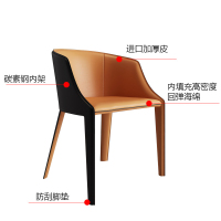 鸿业盛大FS-D309办公家具会议椅洽谈椅实木架皮办公椅电脑椅领导椅子黑色牛皮1