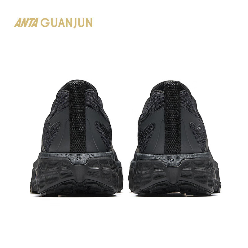 安踏冠军全行2丨冠军系列跑步鞋男女春减震透气跑鞋运动鞋112545534A [女款]基础黑/烟墨灰高清大图