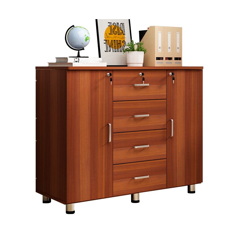 晨磊 办公收纳柜 红栗色 个高清大图