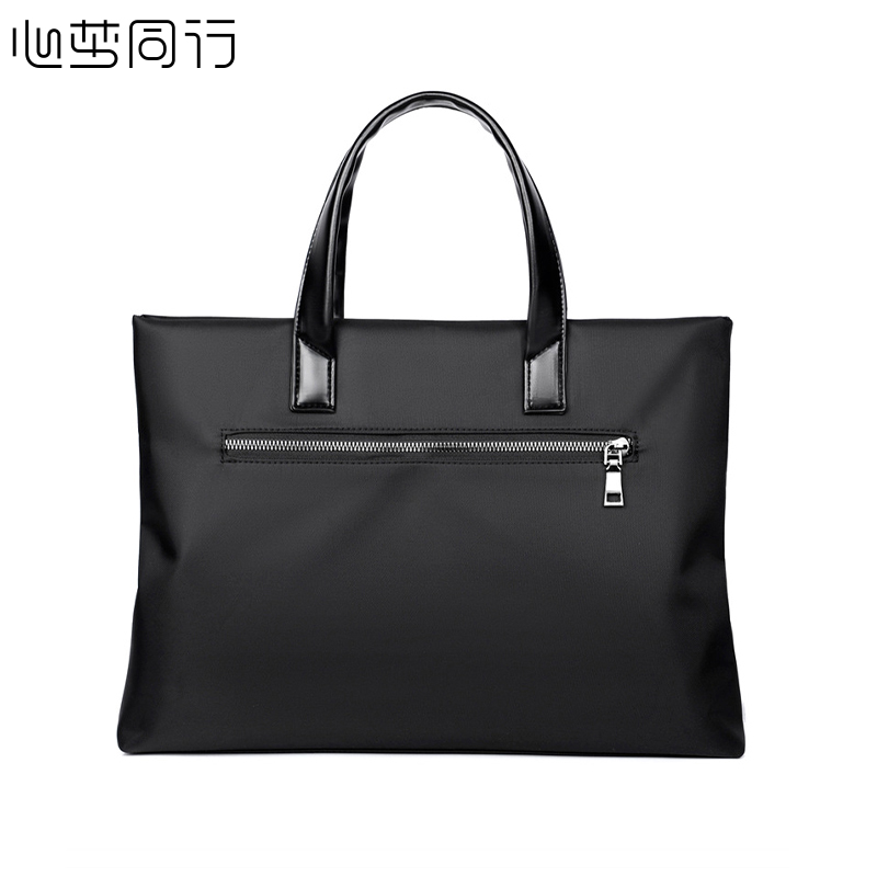 心梦同行手提包 商务公文包文件收纳包 笔记本电脑包防泼水通勤包 0462/个高清大图