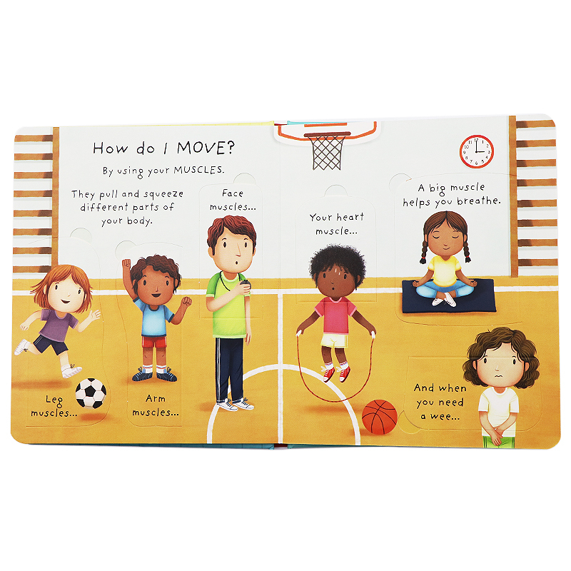 [正版]Usborne问与答系列立体翻翻书我们身体里有什么 Lift-the-flap What’s inside m