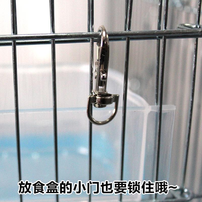鹦鹉鸟笼锁扣鹦鹉笼子扣门锁鹦鹉防逃跑笼门锁扣龙虾扣 3个