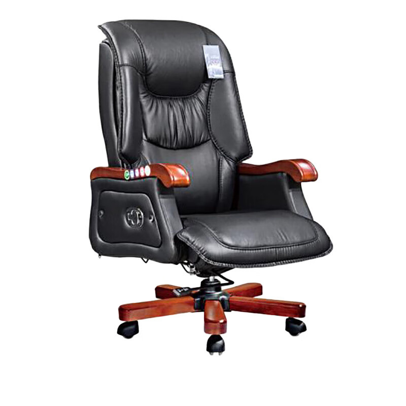 圣斯顿LK-BT6870 真皮大班椅主管椅680*700*1100mm黑色(单位:把)