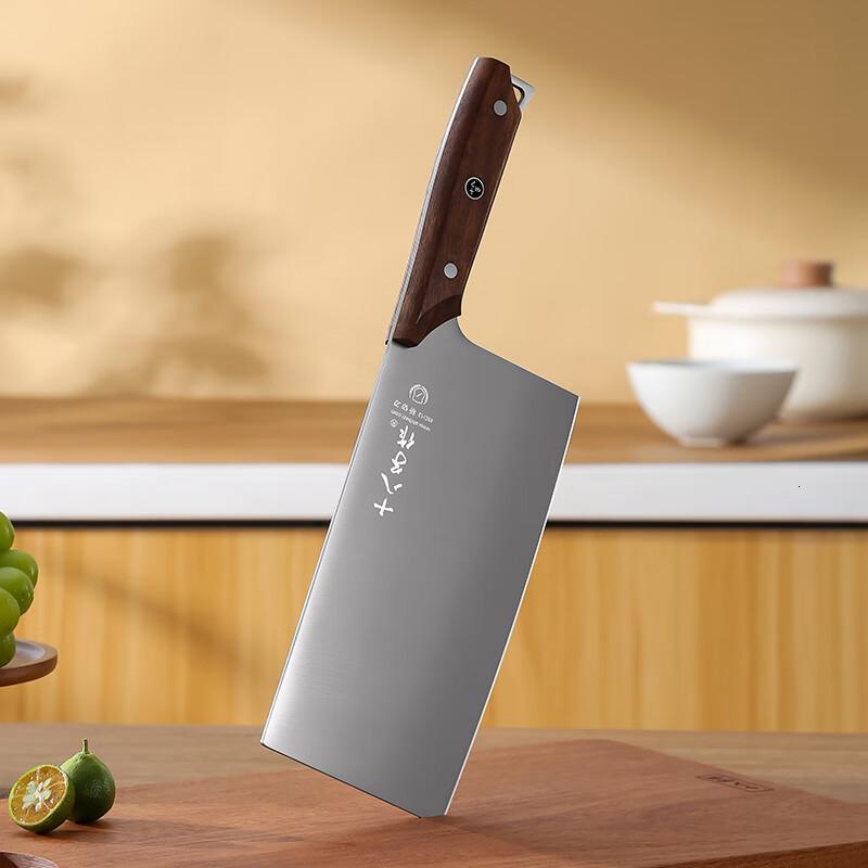 十八子作[加大加宽刀具]家用厨用大菜刀青影斩切刀SL2359-AB高清大图