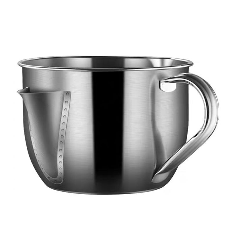 304不锈钢家用滤油神器喝汤油分离月子去隔油汤壶撇过滤油器厨房加厚