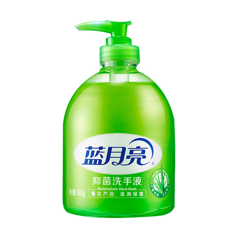 蓝月亮洗手液抑菌保湿滋润芦荟清香洗手液500g*6瓶+500g*6袋