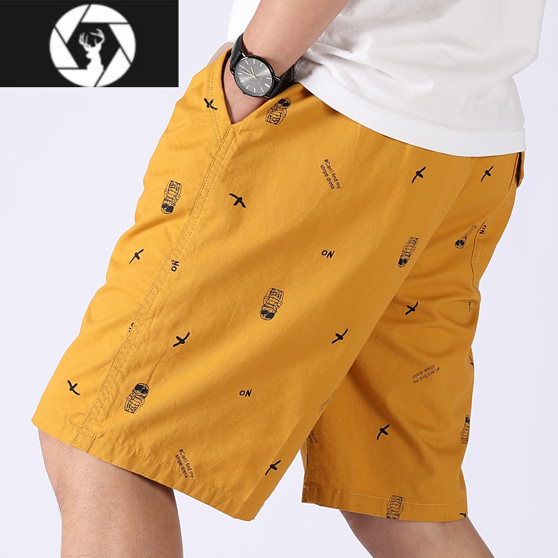 hongzun夏季中年男士短裤五分裤大裤衩子中老年人宽松运动沙滩裤薄款