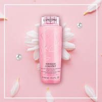 现发LANCOME 兰蔻粉水爽肤水 400ML 干皮必备 玫瑰露清滢柔肤水干皮真爱 补水吸收快 法国原装正品