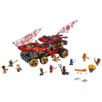 乐高(LEGO)积木幻影忍者系列新品 儿童积木拼装玩具男孩女孩生日礼物 6岁+ 封赏之地战车 70677