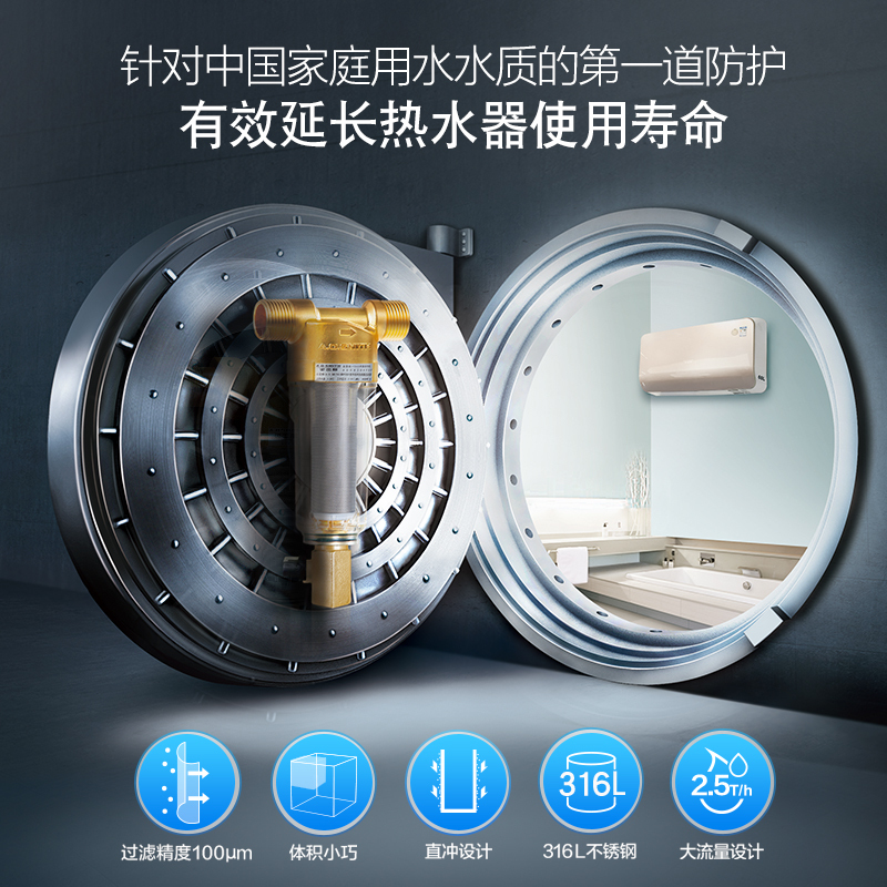 史密斯(A.O.SMITH)牌PF25C1型前置过滤器