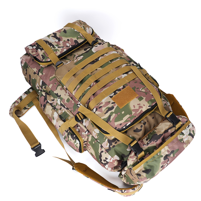 70升大容量登山包 行李包 户外旅游双肩包高清大图