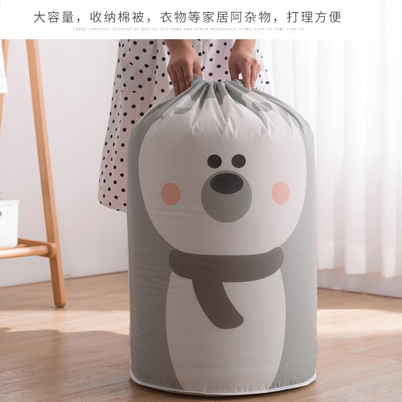 束口棉被收纳袋家用装被子收纳整理抽绳袋子搬家行李打包袋袋收纳袋 三维工匠高清大图
