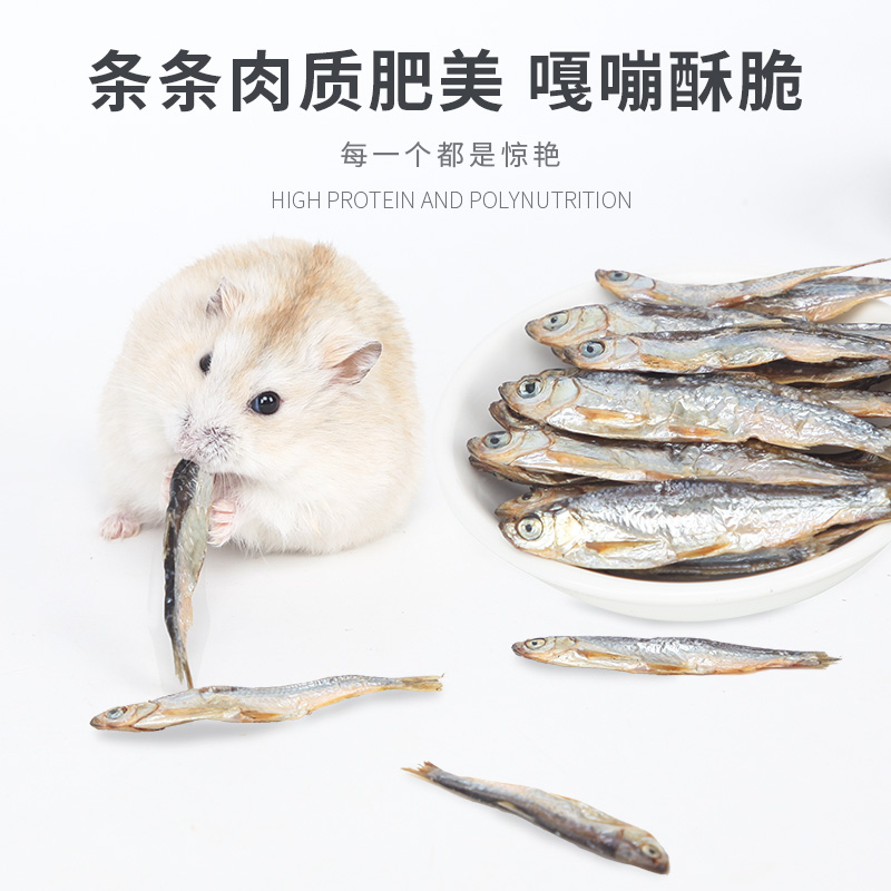 宠物零食淡水鱼干400ml*2仓鼠怀孕刺猬粮食饲料用品食物高清大图