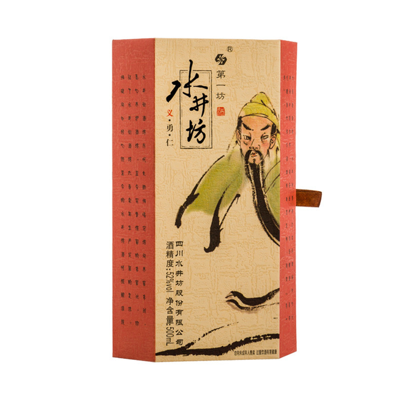水井坊 三国义勇仁 52度 500ml*6 整箱装 浓香型白酒