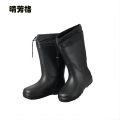 晴芳格 QFG-3 均码加绒高筒雨鞋（计价单位：双）黑色