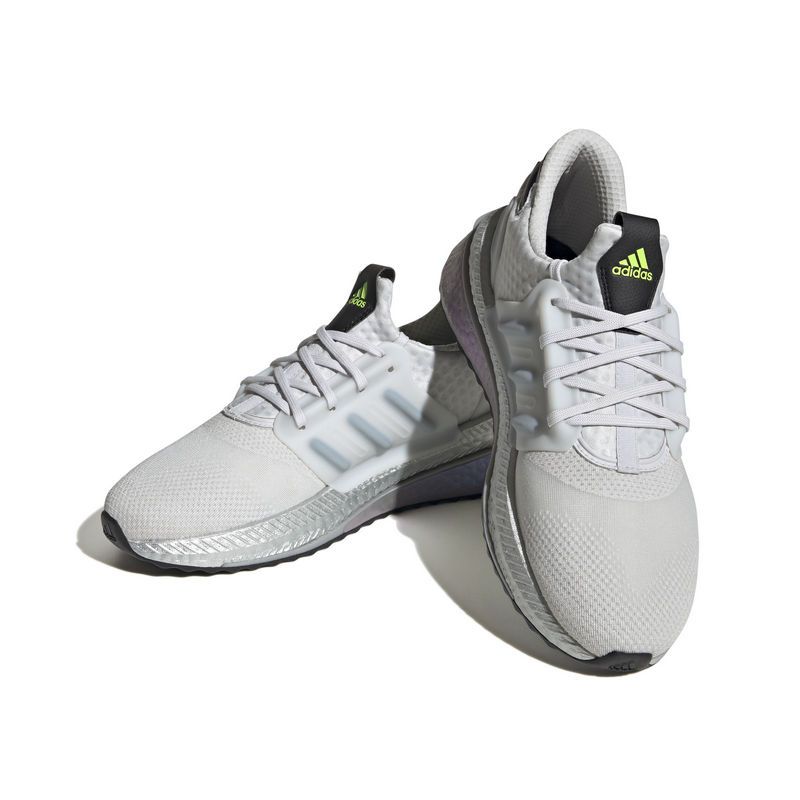 adidasxplrboost防滑耐磨低帮跑步鞋男款白紫id9596