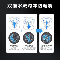 美的(Midea)波轮洗衣机全自动 10KG公斤家用双水流大容量智能家电 10公斤防缠绕波轮